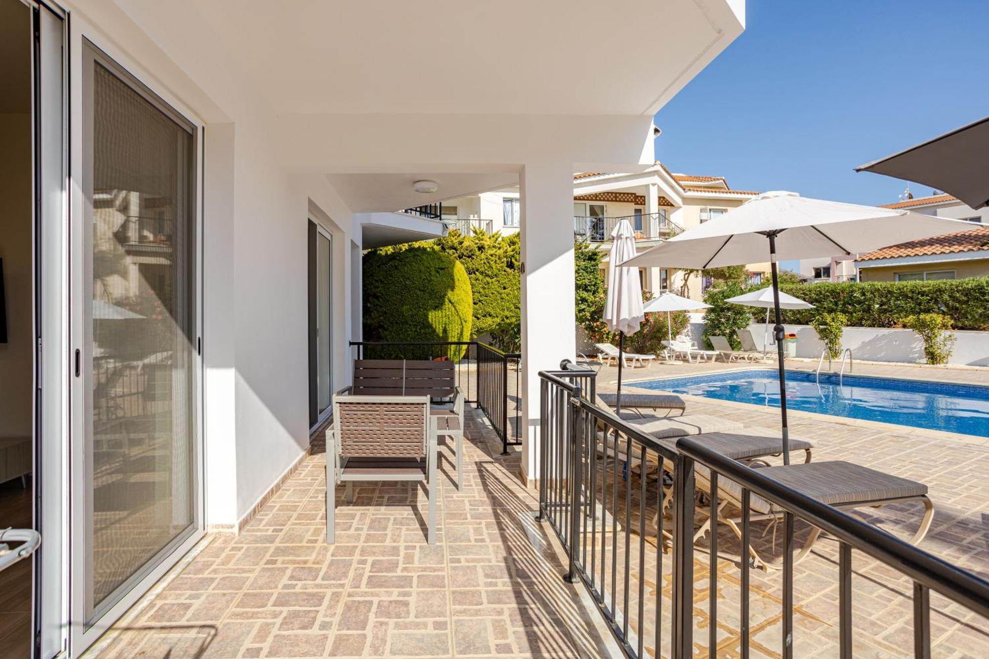 Danaos Seaside 001 With Pool In Tourist Area